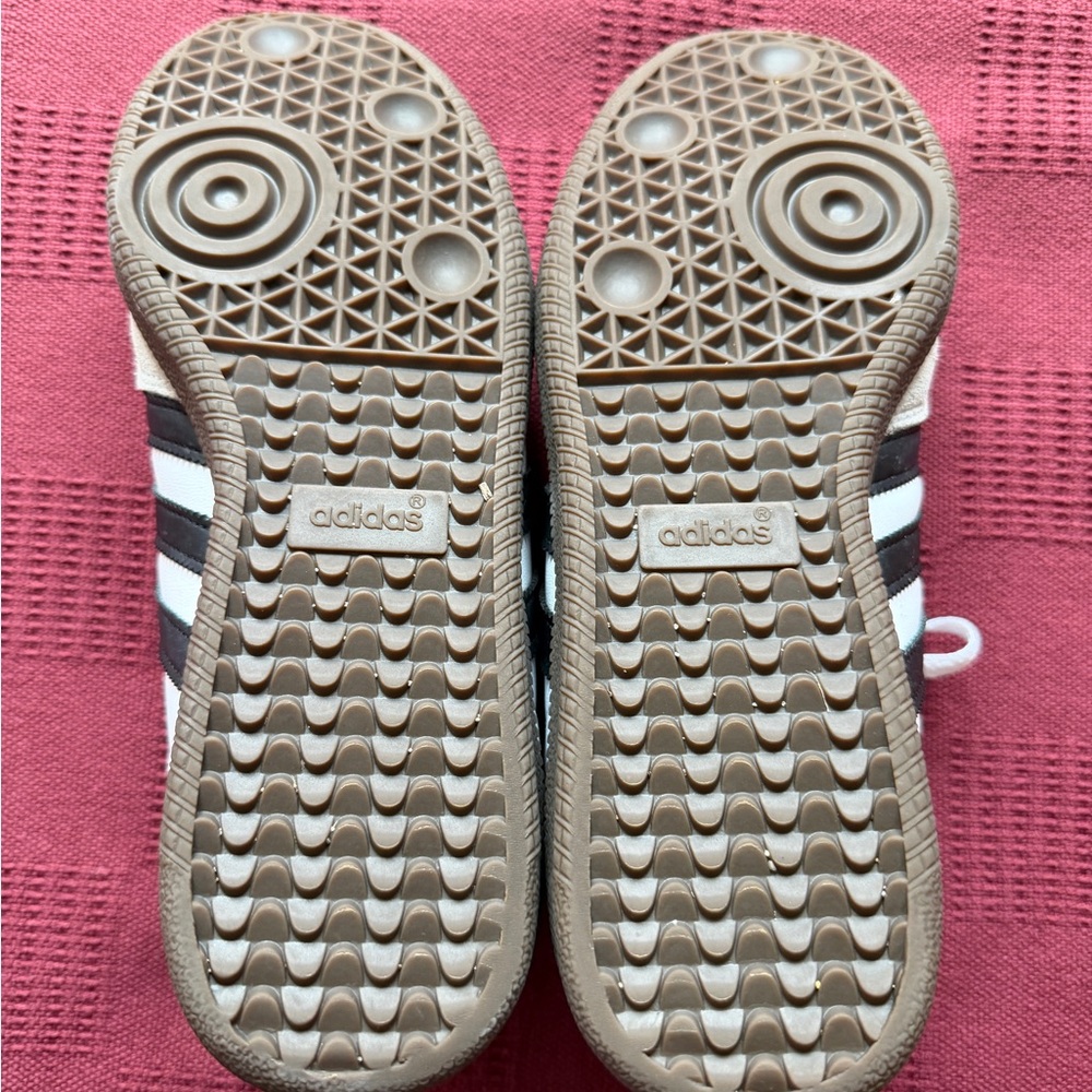 Adidas Samba White Sneaker Shoes Size 9 - Picture 5 of 11